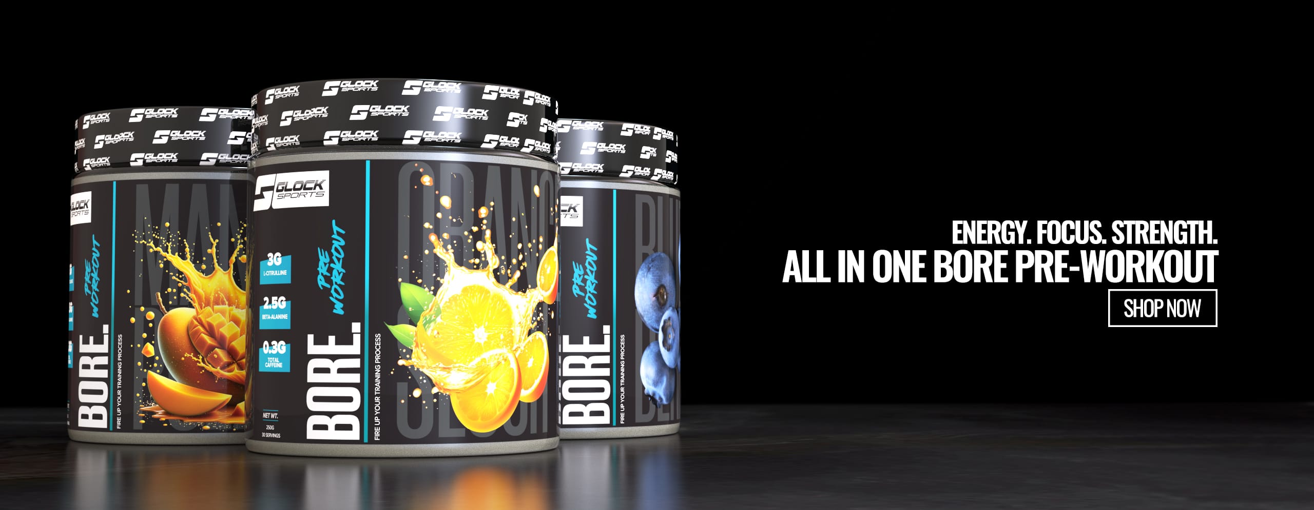 Bore pre workout Glock 2